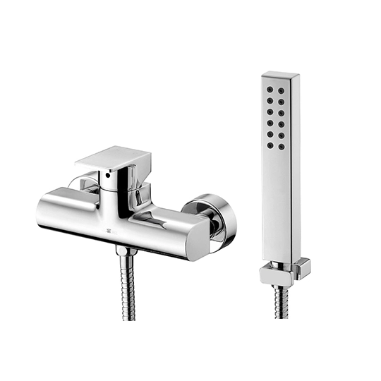 Shower Mixer W/Hand Shower & Hose & Wall Bracket