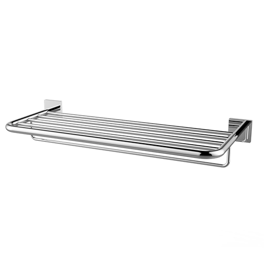 Bath Towel Rack W/Rail (600mm)