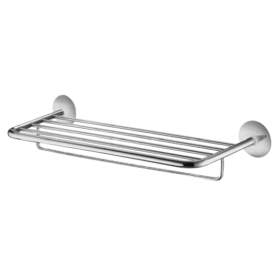 Bath Towel Rack W/Rail