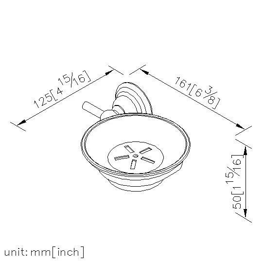 壁式肥皂盤架