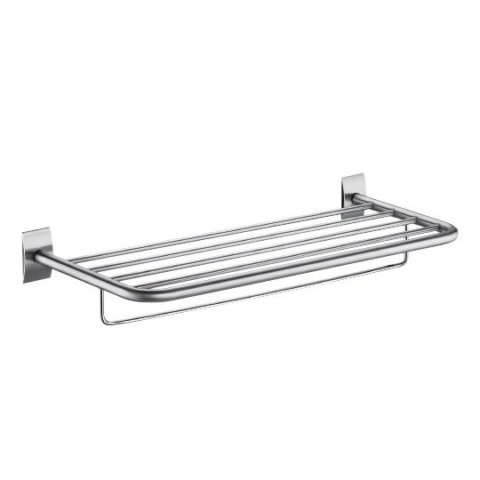 Bath Towel Rack W/Rail