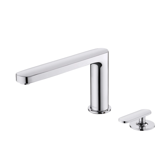 Single-Handle Bathtub Faucet W/Swivel Spout