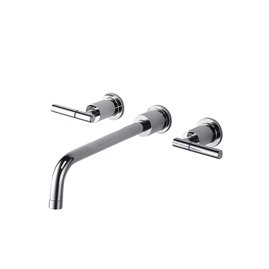 Two-Handle Wall-Mounted Basin Faucet