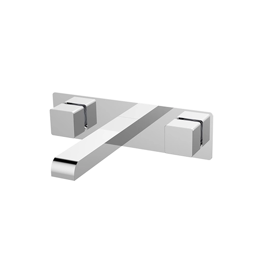 Two-Handle Wall-Mounted Basin Faucet