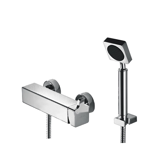 Shower Mixer W/Hand Shower & Hose & Wall Bracket