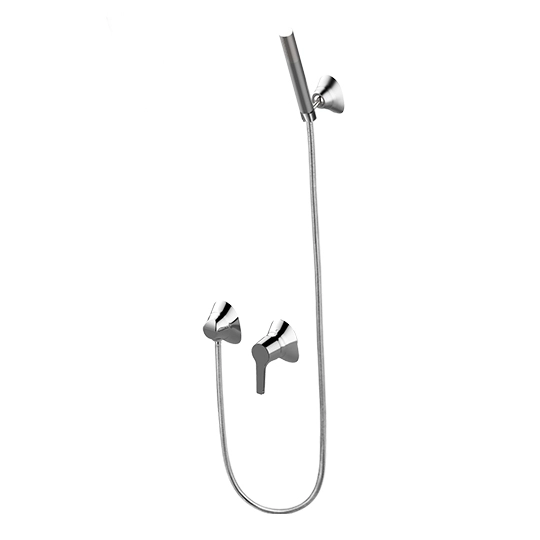 Concealed Shower Mixer W/Shower Holder & Wall Supply