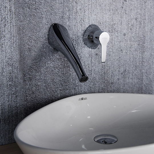 Nature Single-Handle Wall-Mounted Basin Faucet	